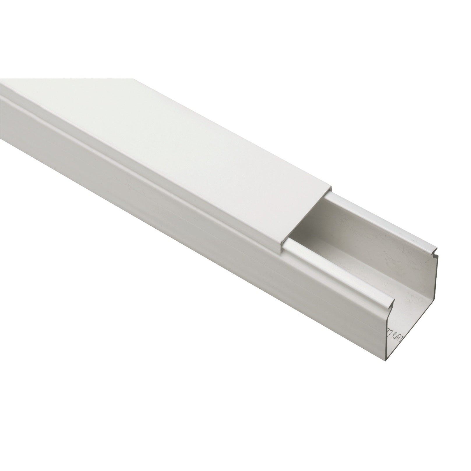 CANALE PORTACAVI 60X40MM BIANCO 200CM