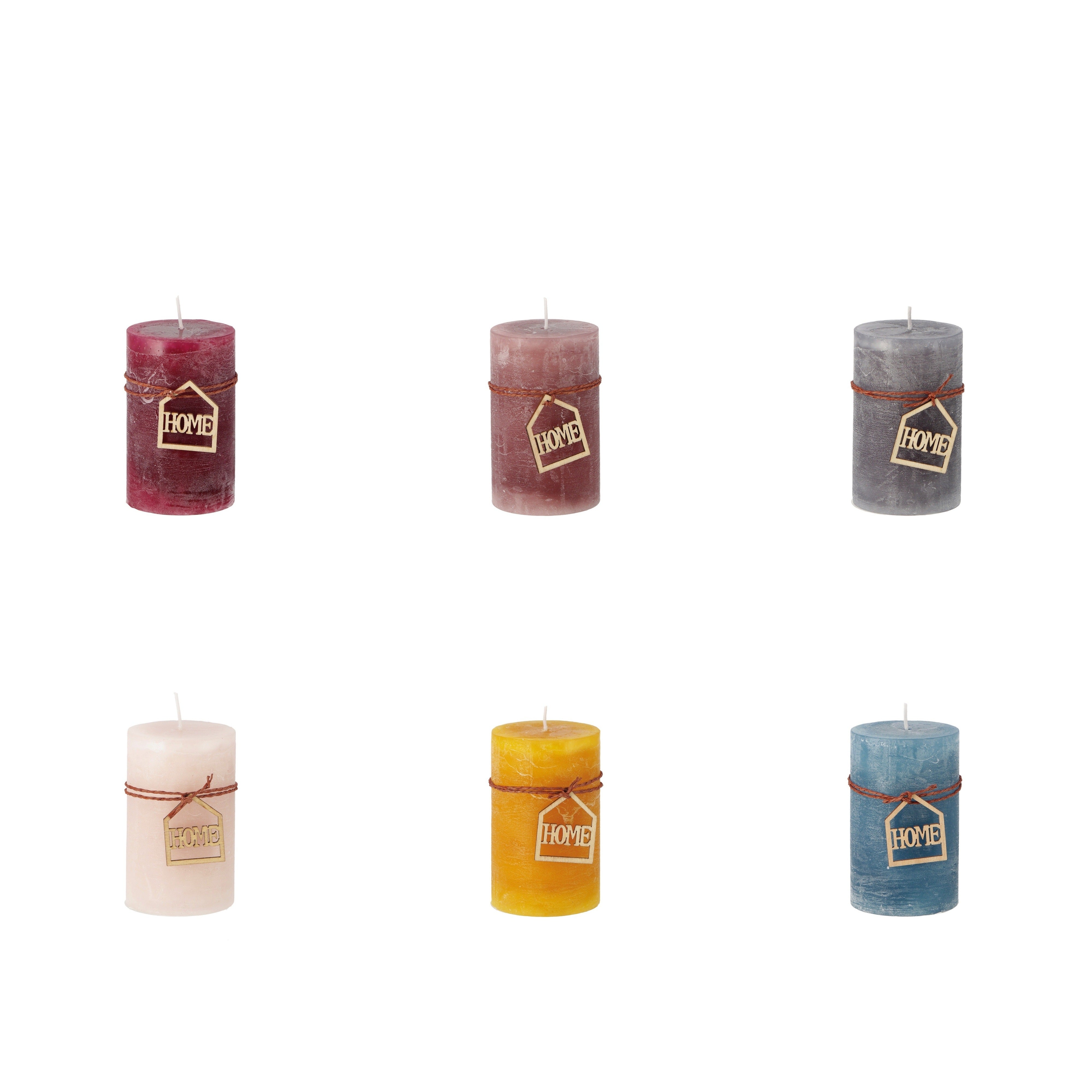 CANDELA PROFUMATA BRINA D.6XH10CM IN 6 COLORI