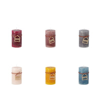 CANDELA PROFUMATA BRINA D.6XH10CM IN 6 COLORI