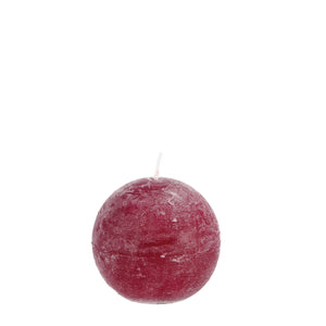 CANDELA PROFUMATA BRINA A SFERA D.6CM IN 6 COLORI