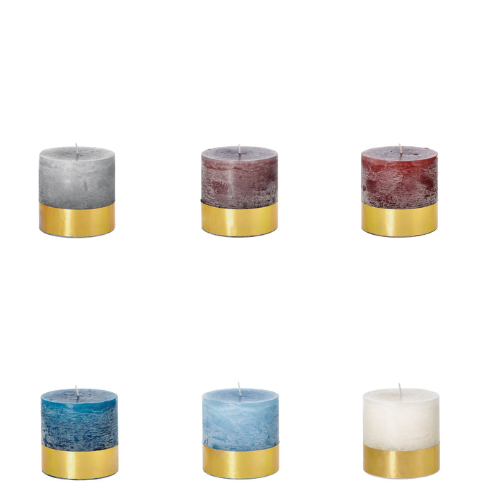 CANDELA PROFUMATA KARIN D.10XH10CM IN 6 COLORI