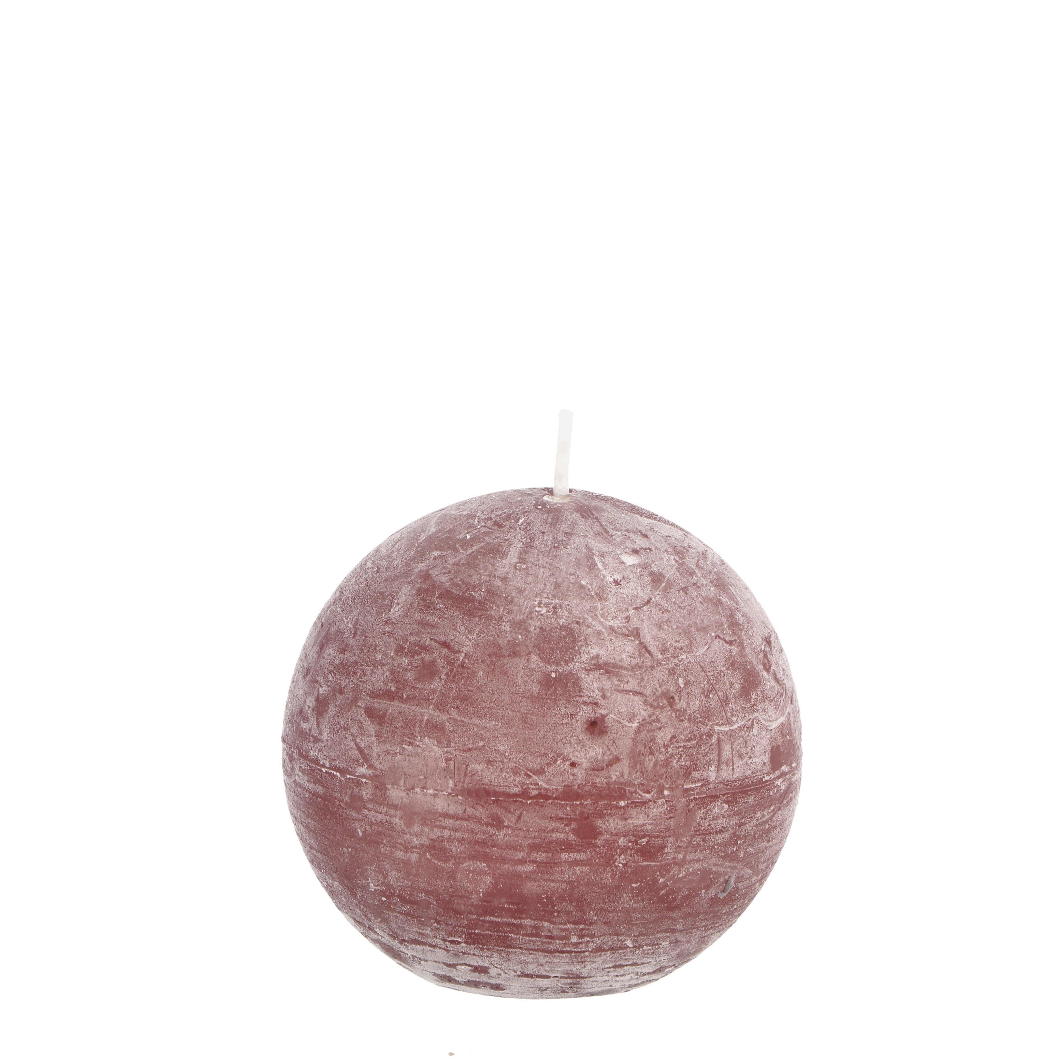 CANDELA PROFUMATA BRINA A SFERA D.7.5CM IN 6 COLOR