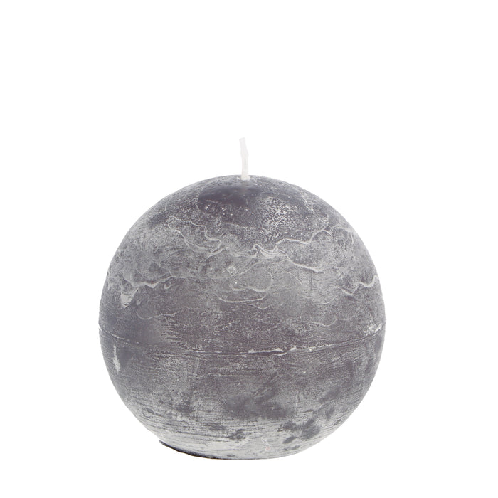 CANDELA PROFUMATA BRINA A SFERA D.9CM IN 6 COLORI