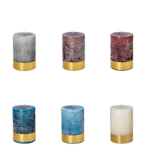 CANDELA PROFUMATA KARIN D.10XH15CM IN 6 COLORI