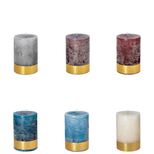 CANDELA PROFUMATA KARIN D.10XH15CM IN 6 COLORI