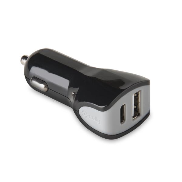 CARICABATTERIE SMARTPHONE AUTO 17W 3,4AH USB C