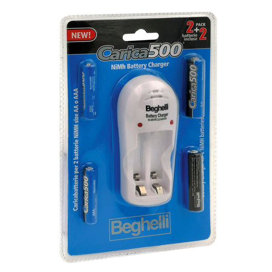 CARICA BATTERIE 3W A SPINA CON USCITA 2,4V 115MAH