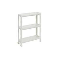 CARRELLO SALVASPAZIO TINA 17X53XH71CM BIANCO.