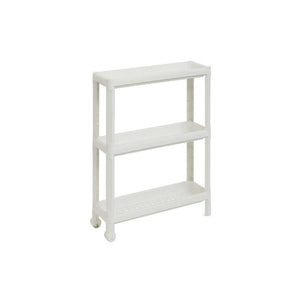 CARRELLO SALVASPAZIO TINA 17X53XH71CM BIANCO.