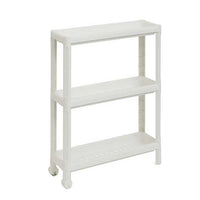 CARRELLO SALVASPAZIO TINA 17X53XH71CM BIANCO.