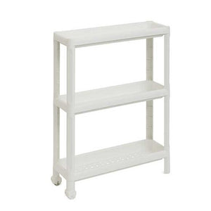 CARRELLO SALVASPAZIO TINA 17X53XH71CM BIANCO.