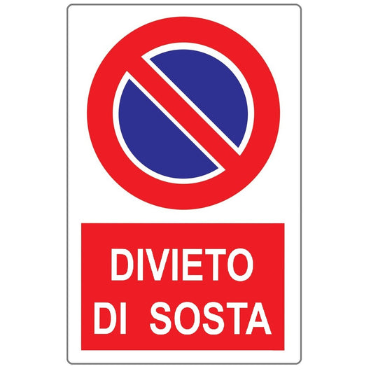 CARTELLO 20X30CM DIVIETO DI SOSTA.