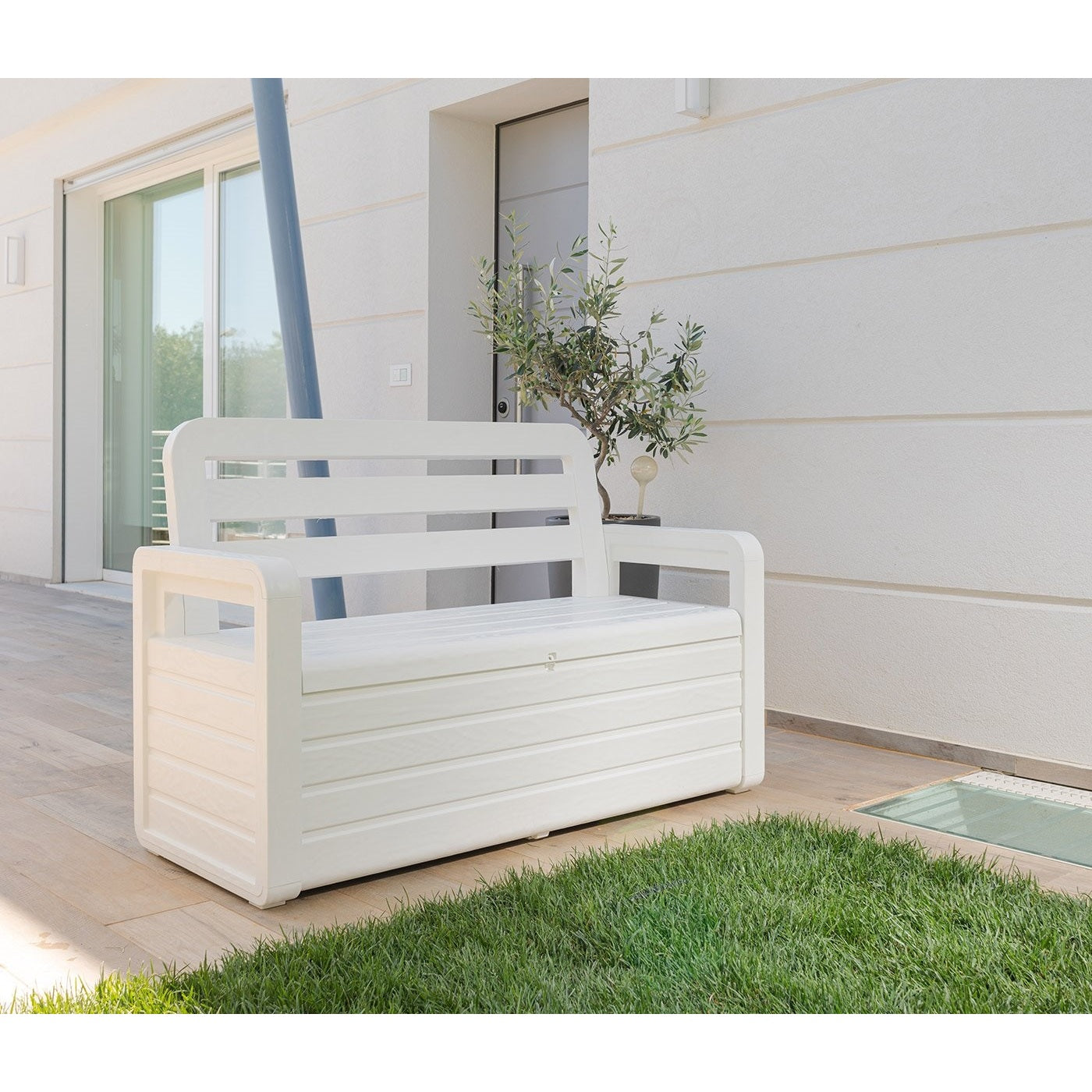 CASSAPANCA FOREVERSPRING 133X58XH89CM BIANCA.