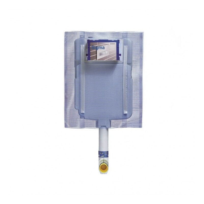 CASSETTA DA INCASSO SIGMA-8 PER SANITARI FILO MURO E PARETI IN CARTONGESSO CON 2 TASTI 6L/3L