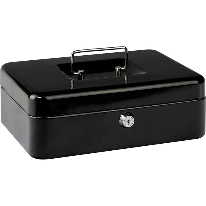 CASSETTA PORTA BANCONOTE / MONETE NERA CM.30X24X9