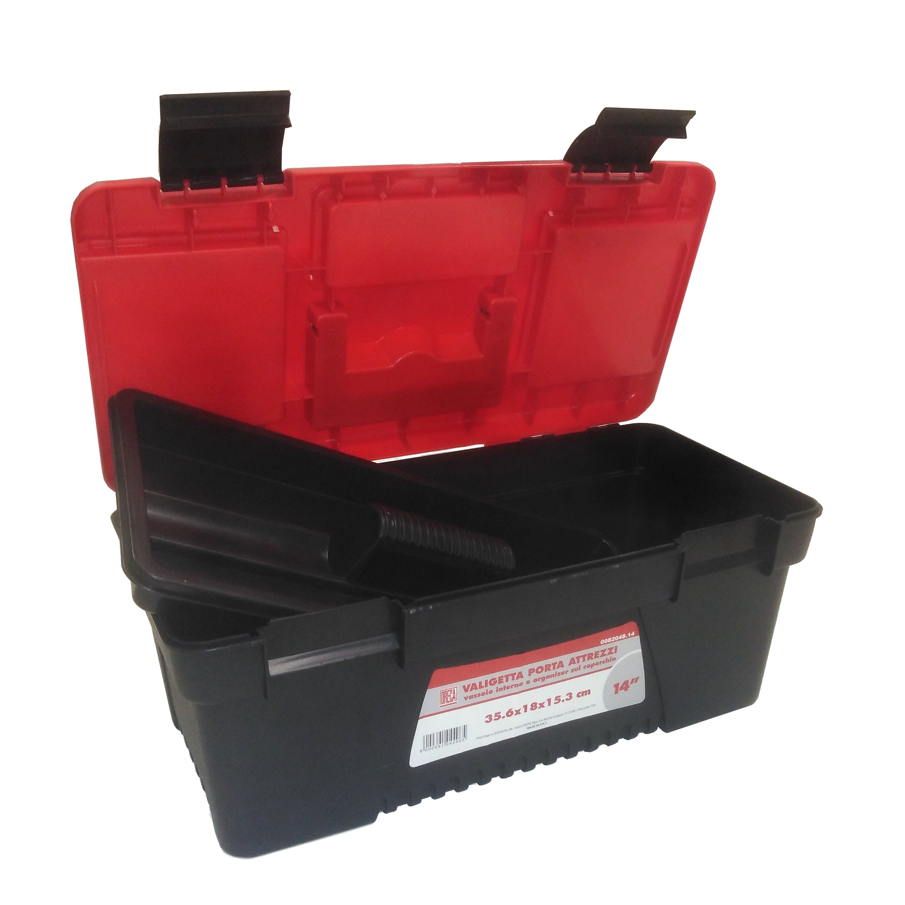 CASSETTA PORTA ATTREZZI 36X18XH16CM 14".