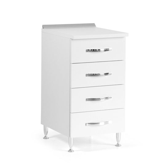 CASSETTIERA 40X50XH85CM BIANCO FRASSINATO