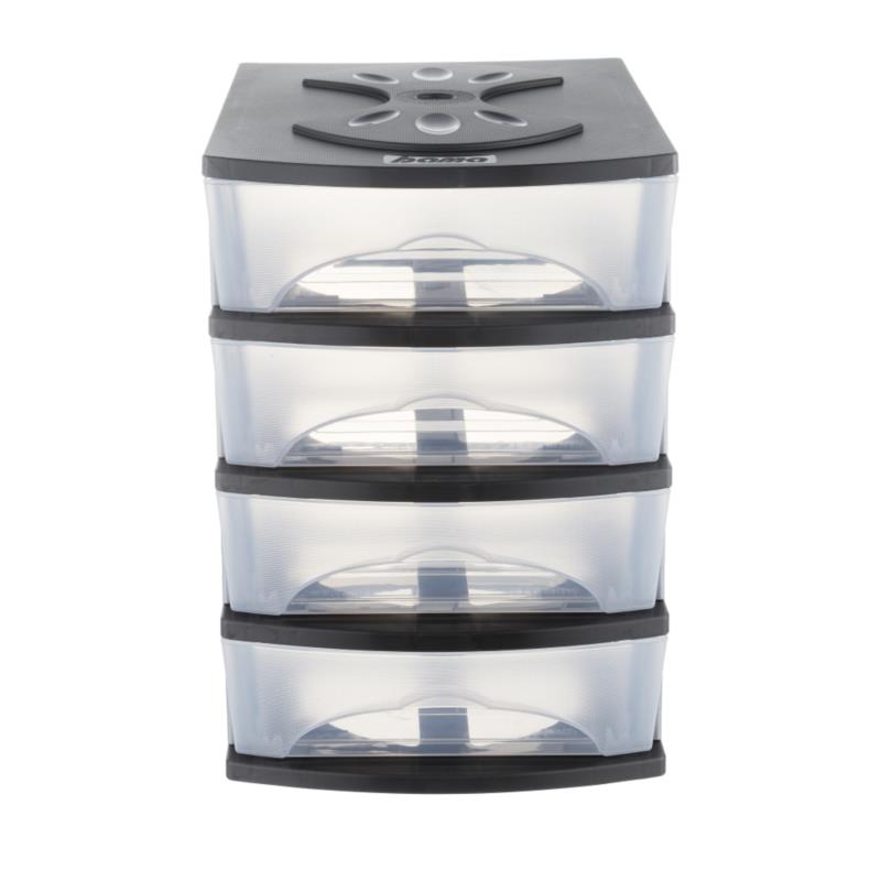 CASSETTIERA MEDYA BOX 4 26X35XH39CM ANTRACITE