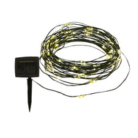 CATENA SOLARE 100 MINILED BIANCO CALDO 10M.