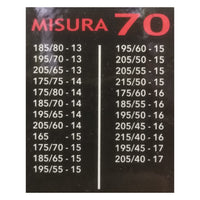 CATENE DA NEVE 9MM GR.70 CON VALIGETTA GIALLA