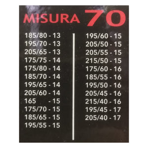 CATENE DA NEVE 9MM GR.70 CON VALIGETTA GIALLA