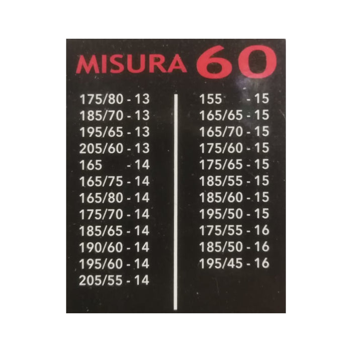 CATENE DA NEVE 9MM GR.60 CON VALIGETTA GIALLA