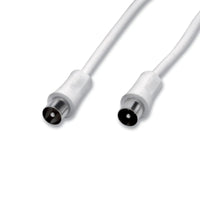 CAVO ANTENNA CON SPINE 75OHM IEC 200CM BIANCO