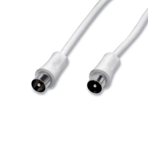 CAVO ANTENNA CON SPINE 75OHM IEC 200CM BIANCO