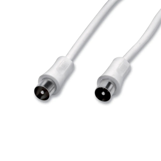 CAVO ANTENNA CON SPINE 75OHM IEC 200CM BIANCO