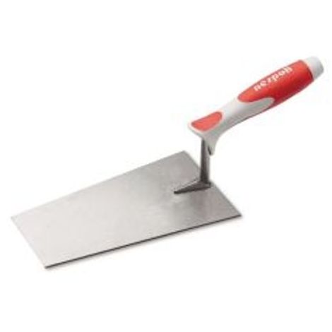 CAZZUOLINO PUNTA QUADRA 14CM MANICO LEGNO