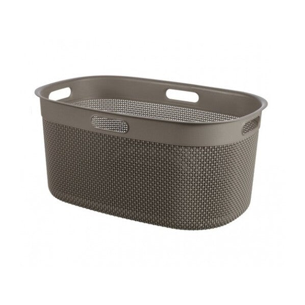 CESTA PORTABIANCHERIA FILO 59X39XH27CM CAPPUCCINO