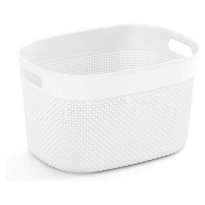 CESTA FILO 27X22XH15CM BIANCA