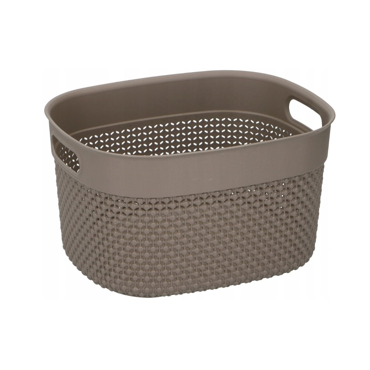 CESTA FILO 27X22XH15CM CAPPUCCINO