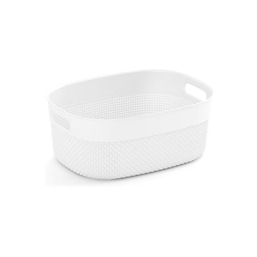 CESTA FILO 38X29XH15CM BIANCA