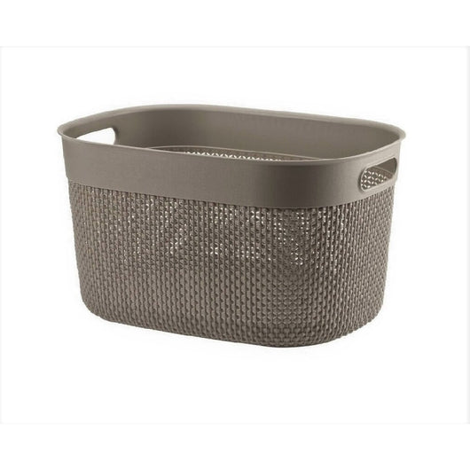 CESTA FILO 38X29XH22CM CAPPUCCINO