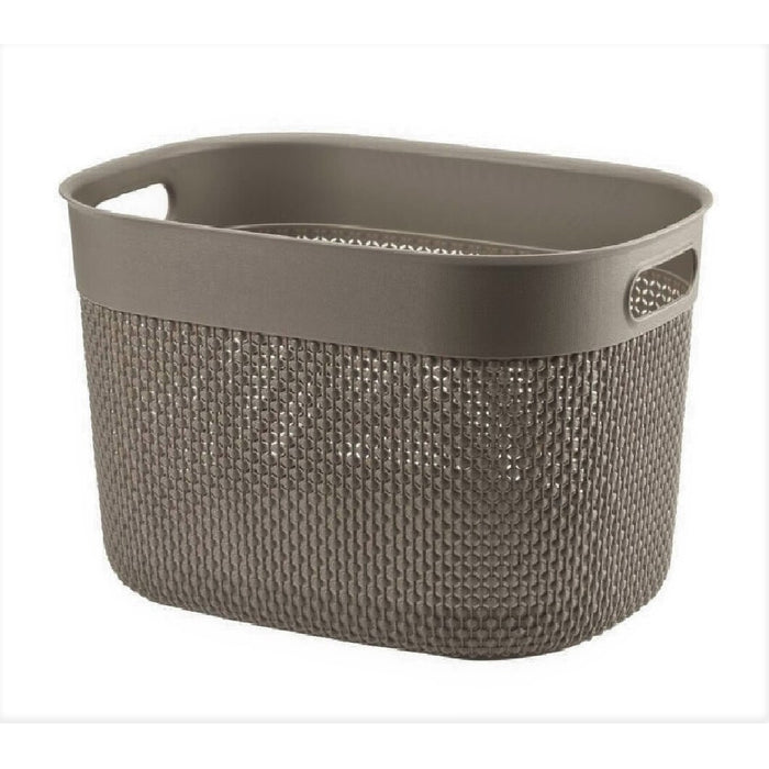 CESTA FILO 44X33XH27CM CAPPUCCINO