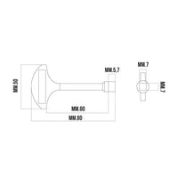 CHIAVE QUADRA PER CONTATORI