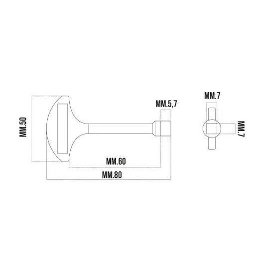 CHIAVE QUADRA PER CONTATORI