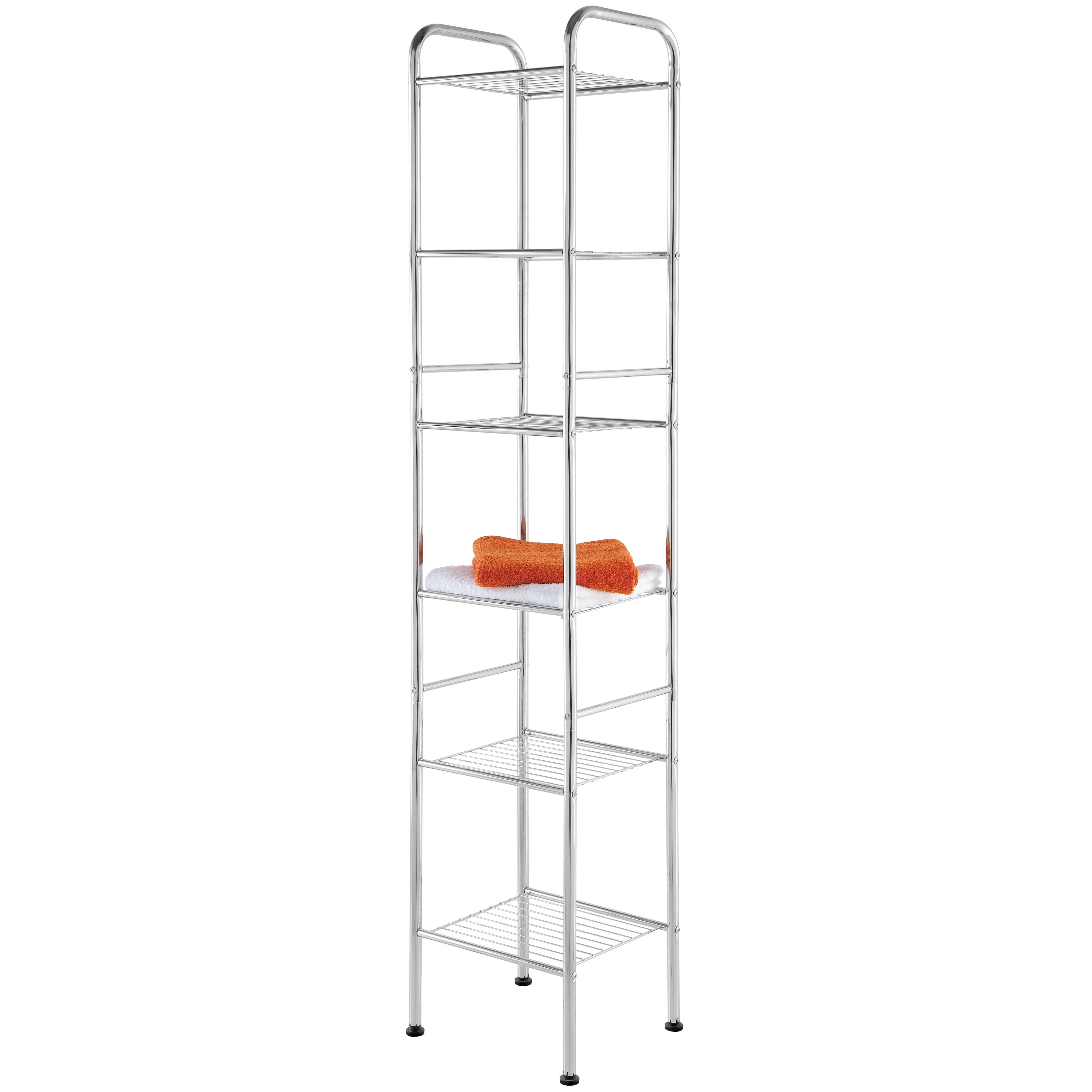 COLONNA MULTIUSO 32X28XH170CM 6 RIPIANI CROMO