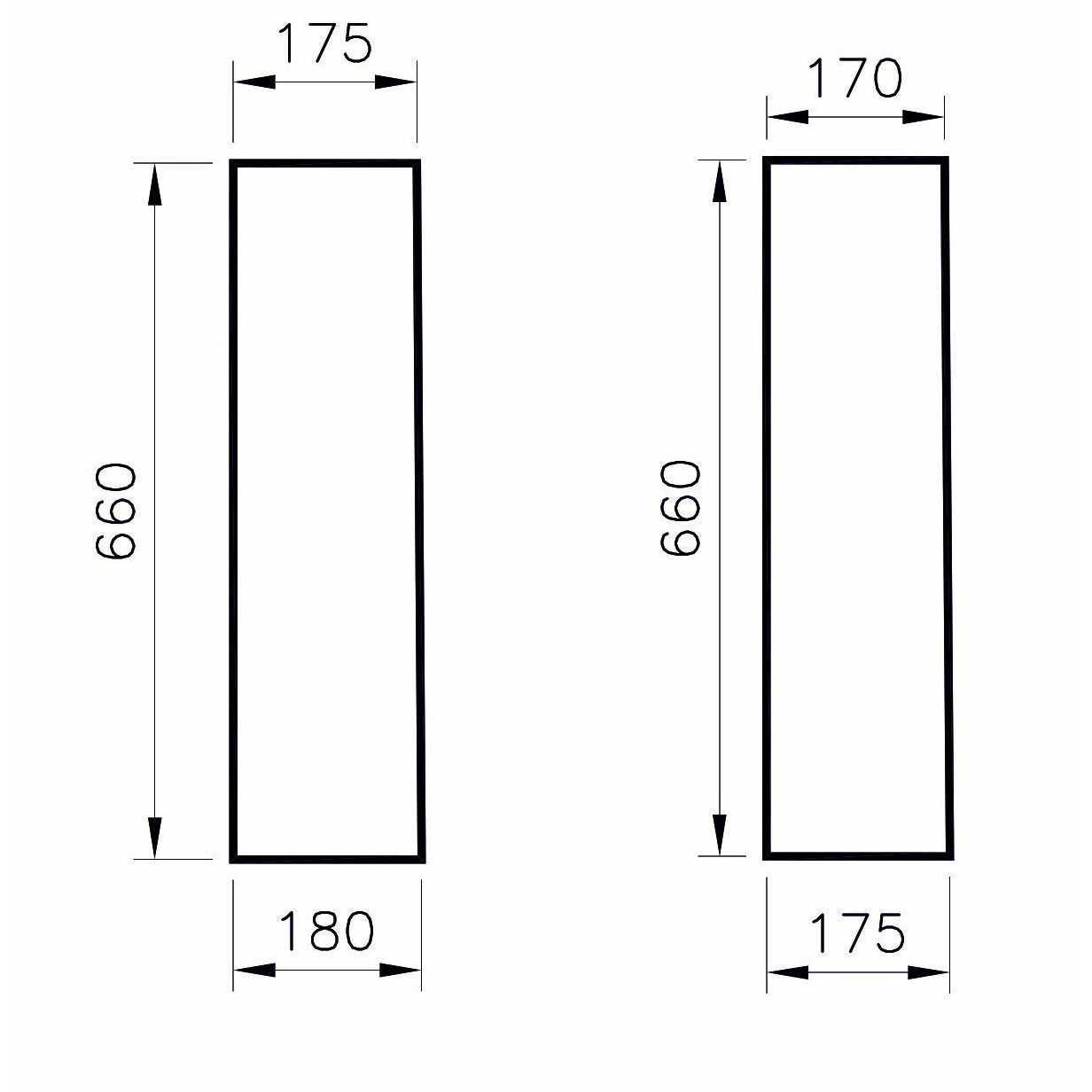 COLONNA NORMUS NEO CERAMICA BIANCA 66CM