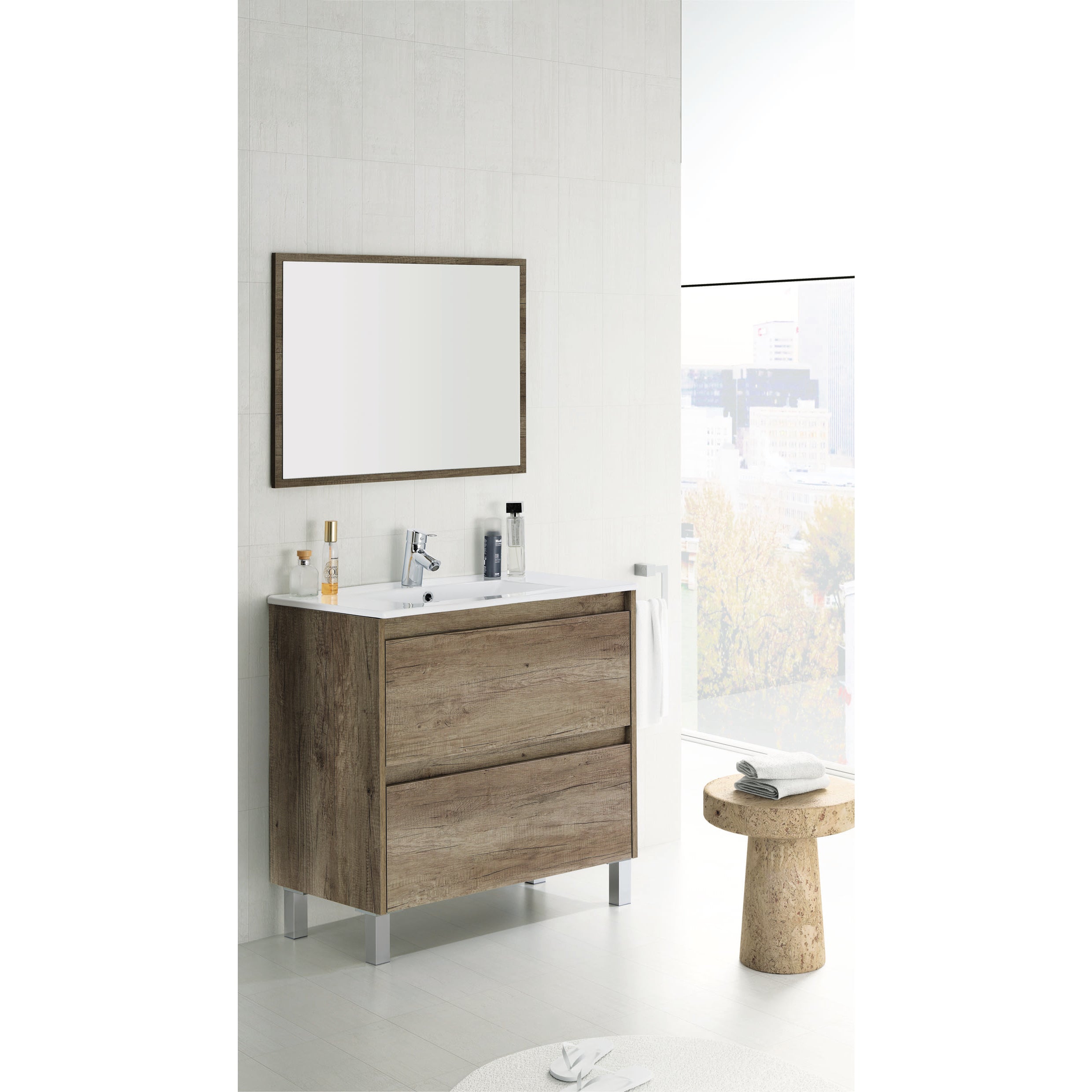 COMPOSIZIONE BAGNO DAKOTA 80X45XH80CM NORDIK CON C