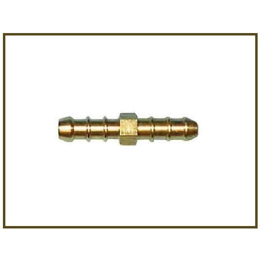 CONNESSIONE OTTONE PER TUBI GPL GOMMA-GOMMA