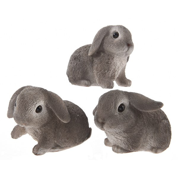 CONIGLIETTO DECORATIVO MARRONE 9X5XH5CM