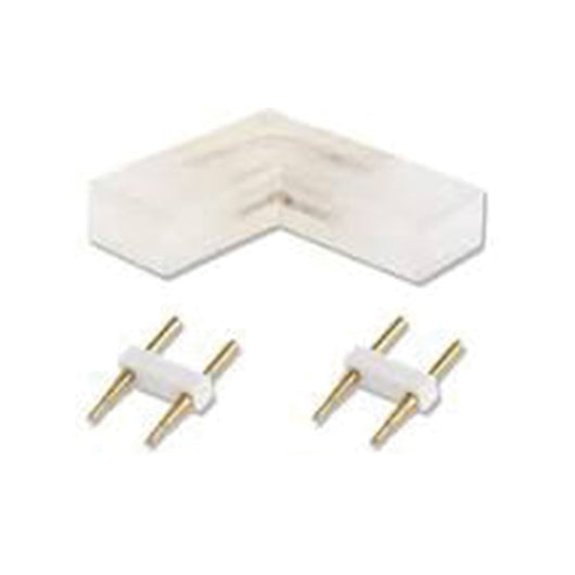 CONNETTORE PER GIUNZIONE A L PER NASTRO LED 2 PIN
