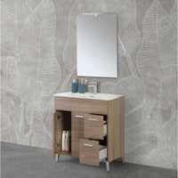 COMPOSIZIONE BAGNO GRETA 80X40XH85,5CM ROVERE
