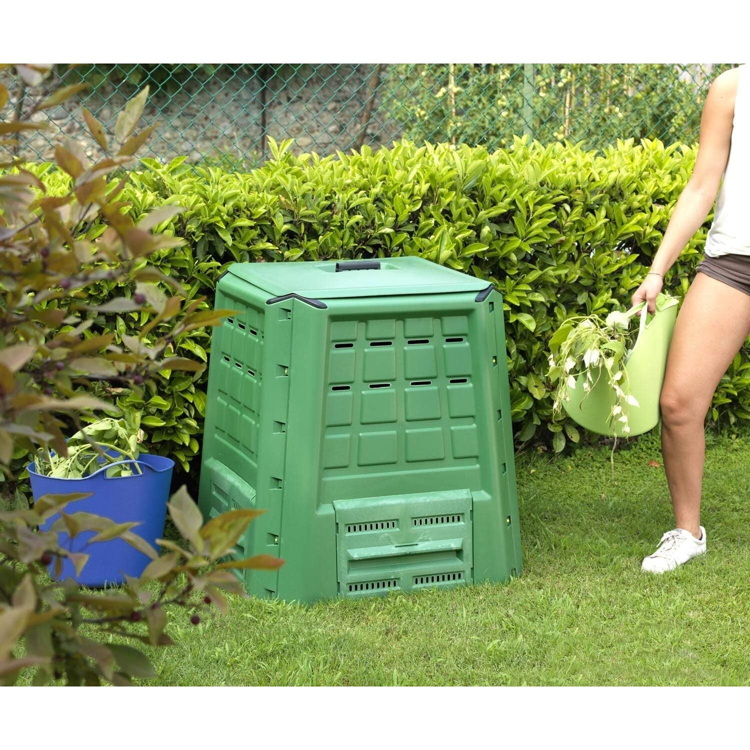 COMPOSTIERA 80X80XH82CM 380L IN PLASTICA