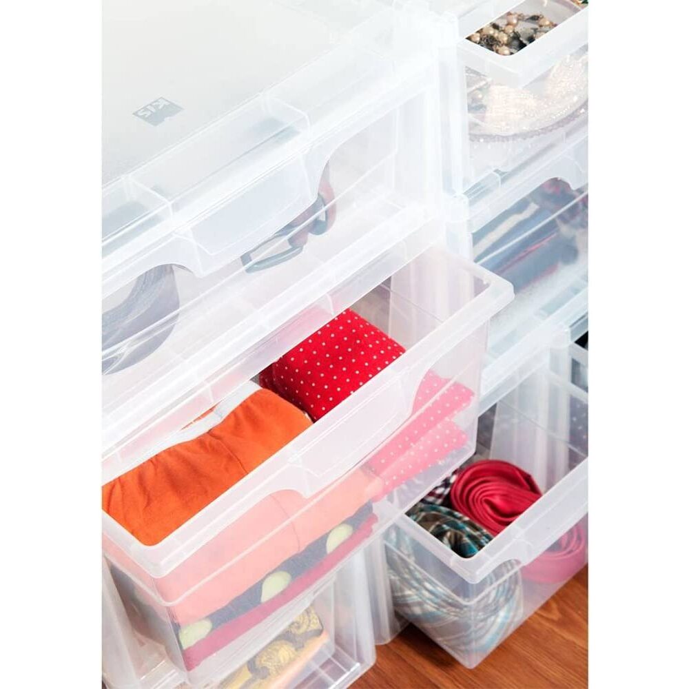 CONTENITORE 29X38XH18CM TRASPARENTE SPIDER 2