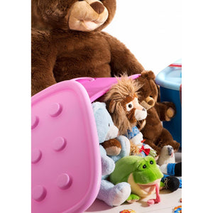 CONTENITORE FUNNY BOX 58X39XH32CM ROSA