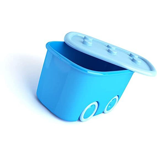 CONTENITORE FUNNY BOX 58X39XH32CM AZZURRO