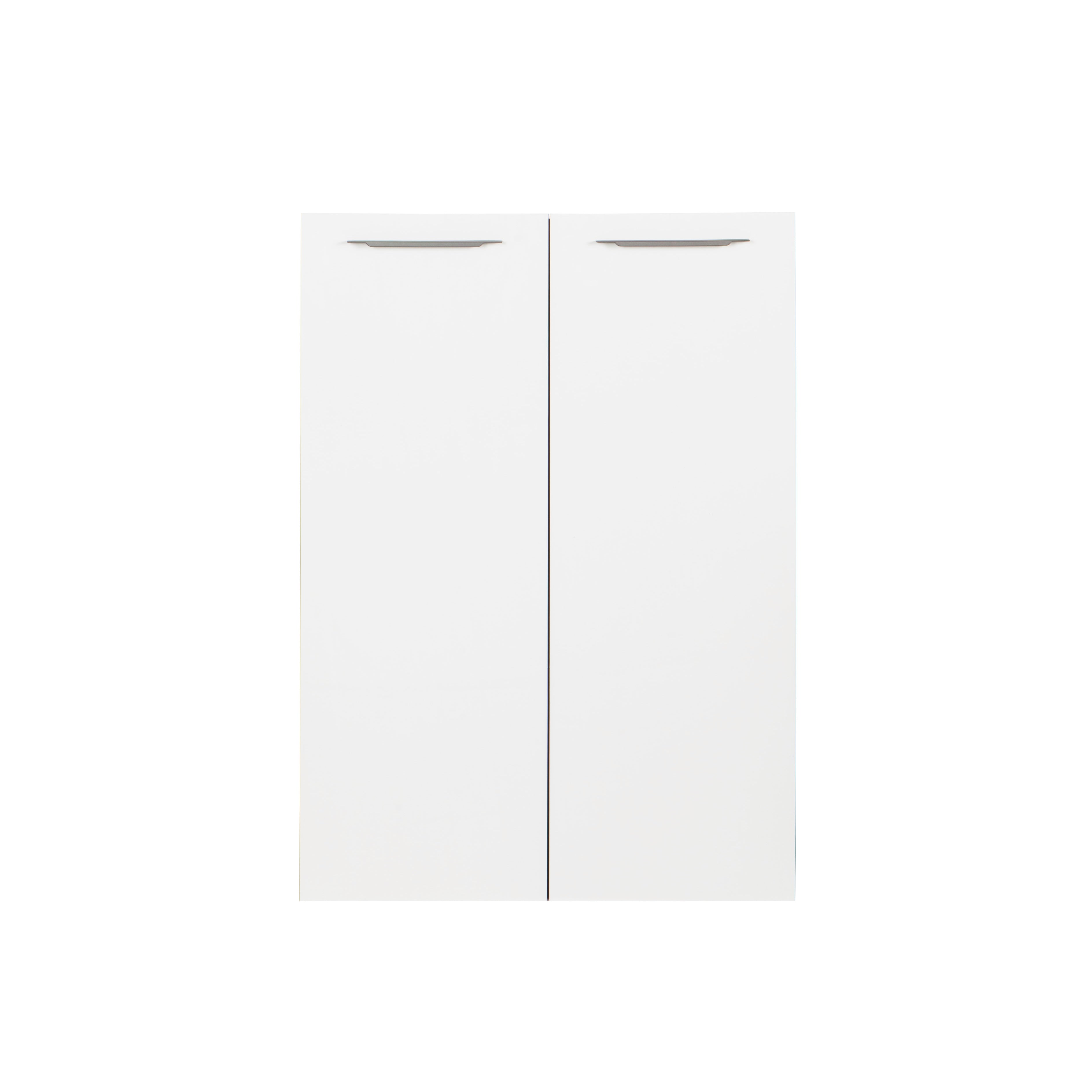 COPPIA ANTE DISEGNO 75XH105CM BIANCHE LACCATE